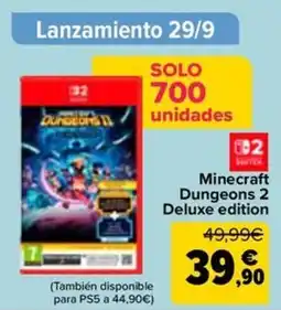 Carrefour Minecraft Dungeons 2 Deluxe edition oferta