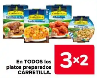 Carrefour Carretilla platos preparados oferta