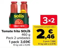 Carrefour Tomate frito SOLÍS oferta