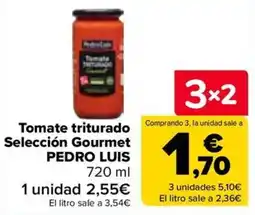 Carrefour Pedro Luis tomate triturado selección gourmet oferta