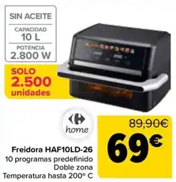 Carrefour Carrefour Home freidora haf10ld-26 oferta