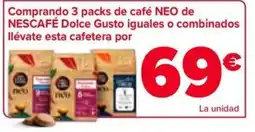 Carrefour nescafe dolce gusto cafe neo oferta