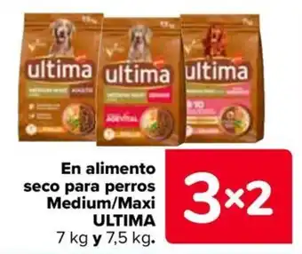 Carrefour ultima alimento seco para perros medium/maxi oferta