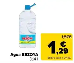 Carrefour Agua BEZOYA oferta