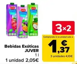 Carrefour Bebidas Exóticas JUVER oferta