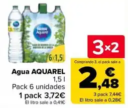 Carrefour Agua AQUAREL oferta