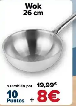 Carrefour Wok 26 cm oferta