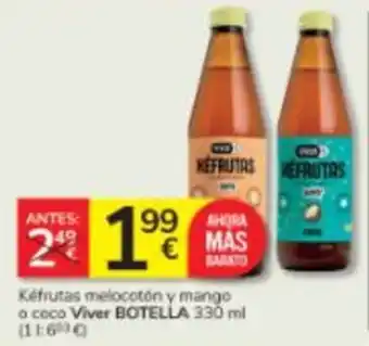 Kéfrutas melocotón y mango o coco