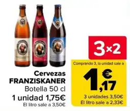 Carrefour Cervezas Franziskaner oferta