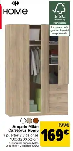 Carrefour Carrefour Home Armario Milán oferta
