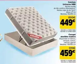 Carrefour pikollin colchón universe nbk oferta