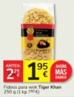 Consum Tiger Khan fideos para wok oferta