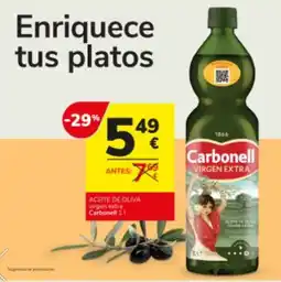Consum Carbonell aceite de oliva virgen extra oferta