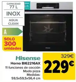 Carrefour Hisense Horno BI62216AX oferta