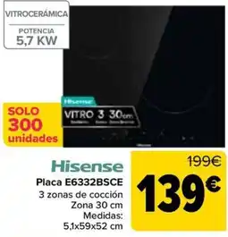 Carrefour Hisense Placa E6332BSCE oferta