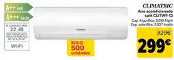Carrefour climatic aire acondicionado split clitwf-12 oferta