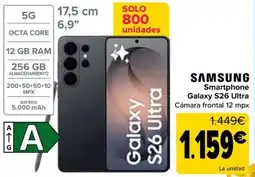 Carrefour Samsung smartphone galaxy s26 ultra oferta