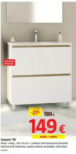 Bauhaus Conjunt 'Eli' oferta