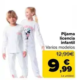 Carrefour Pijama licencia infantil oferta
