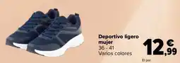 Carrefour Deportivo ligero mujer oferta