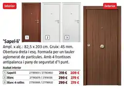 Bauhaus Sapel-li oferta