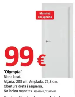 Bauhaus Olympia oferta