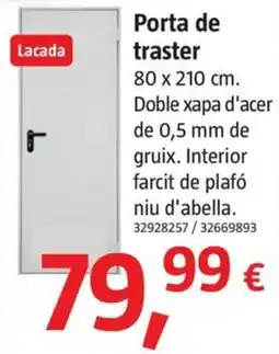 Bauhaus Lacada porta de traster oferta