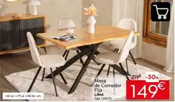 Conforama Lima mesa de comedor fija oferta