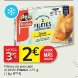 Consum Findus filetes de pescado al limón oferta
