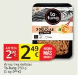 Consum Ta Tung arroz tres delicias oferta