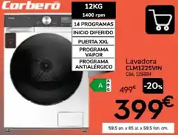 Conforama Corberó lavadora clm1225vin oferta