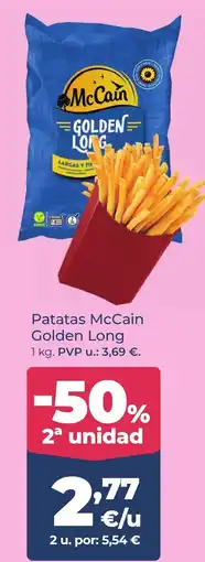 La Sirena McCain patates Golden Long oferta