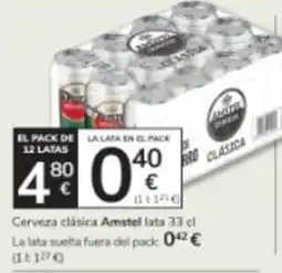 Consum Amstel cerveza clásica oferta