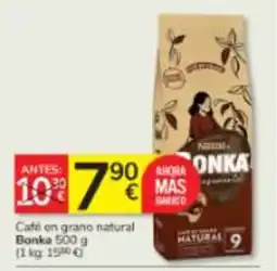 Consum Bonka café en grano natural oferta