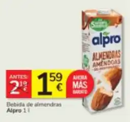 Consum Alpro bebida de almendras oferta