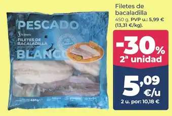 La sirena filetes de bacaladilla blanco