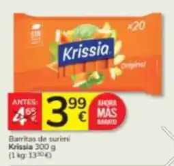 Consum Krissia barritas de surimi oferta