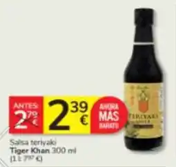 Consum Tiger Khan salsa teriyaki oferta