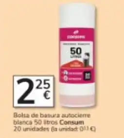 Consum Consum bolsa de basura autocierre oferta