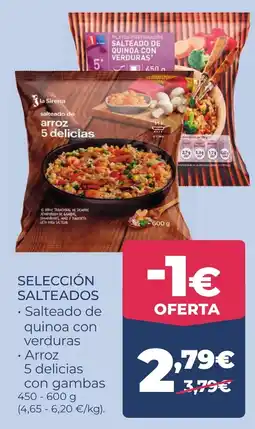 La Sirena la Sirena saltat de arroz 5 delícies oferta