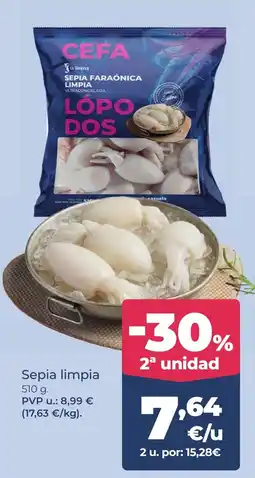 La Sirena Cefa sepia faraónica limpiada lópo dos oferta