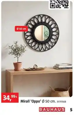 Bauhaus Bauhaus Mirall 'Oppo' Ø 50 cm. oferta