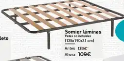 Mubak Somier láminas oferta