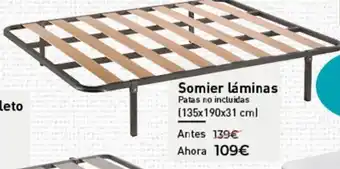 Somier láminas