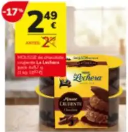 Consum Lechera mousse de chocolate crujiente oferta