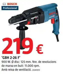 Bauhaus bosch professional gbh 2-26 f' oferta