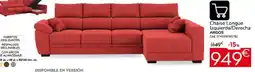 Conforama Argos chaise longue izquierda/derecha oferta