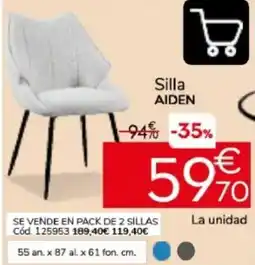 Conforama Silla AIDEN oferta
