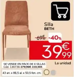 Conforama Silla BETH oferta