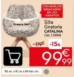 Conforama Silla Giratoria Catalina oferta